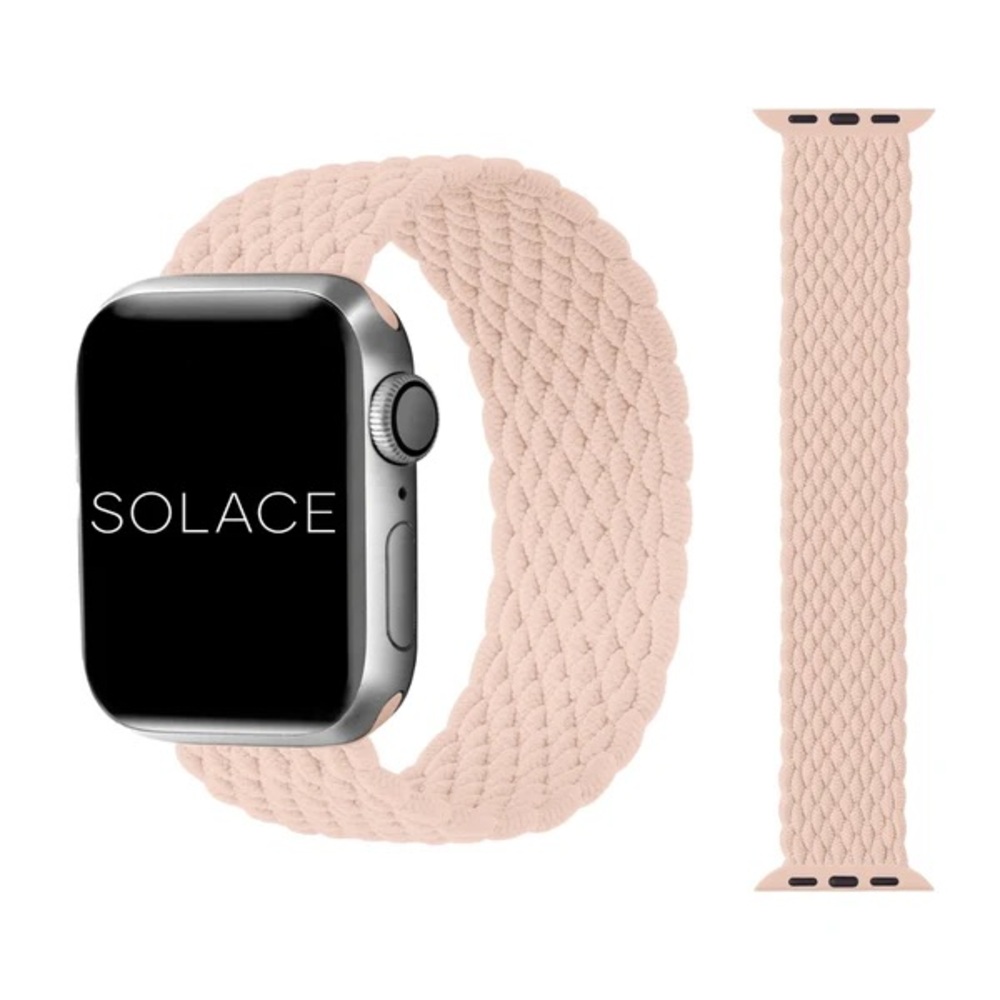 Solace Braided V2 Loop Watch Band in Champagne